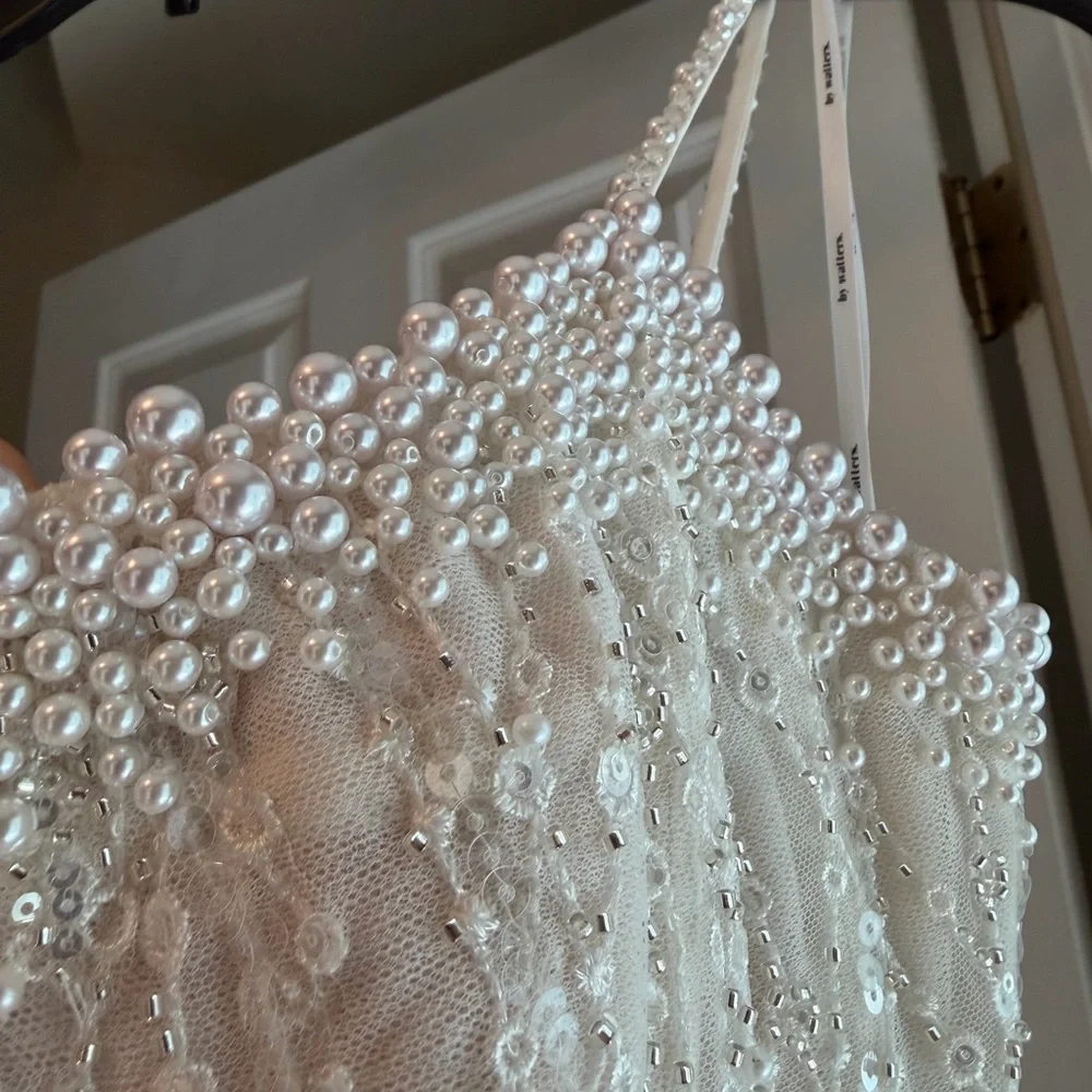 Watters Fancy Beaded Sequin Mini Dress - Picture 4 of 12